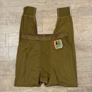 USMC FROG Base Layer Cold Weather Pants Coyote Brown Size Large